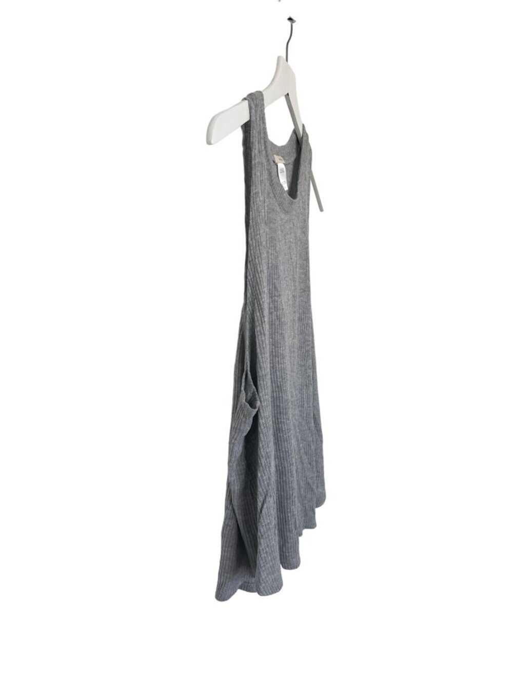 Eberjey Heather Grey Ribbed Flowy Tank Top - Picture 2 of 3